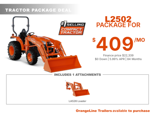 L2502dt WITH LA526 – PRICE $22,339